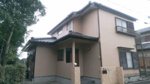 茨城・土浦市・K様邸・外壁塗装工事//茨城の土浦市・つくば市・牛久市・龍ヶ崎市・取手市・阿見町で外壁塗装・屋根塗装をするならハウスメイク牛久へ