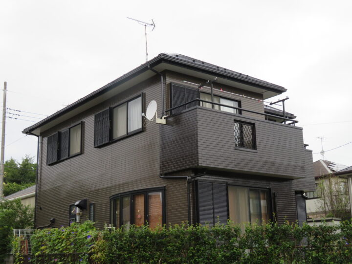 茨城県　牛久市　猪子町　外壁・屋根塗装　完成！まさにパーフェクト！