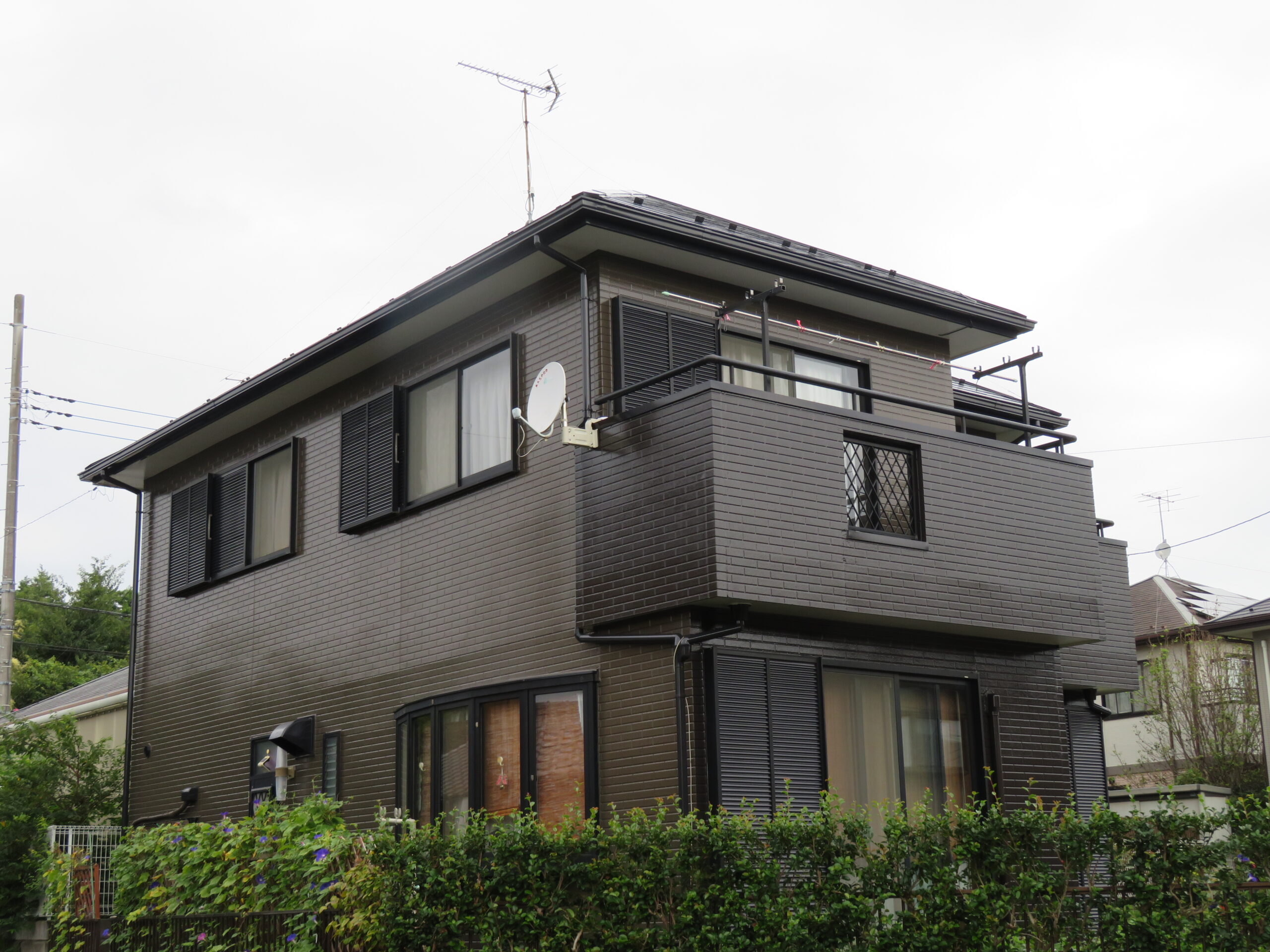 茨城県牛久市猪子町　外壁・屋根塗装　お客様の評価１００点！