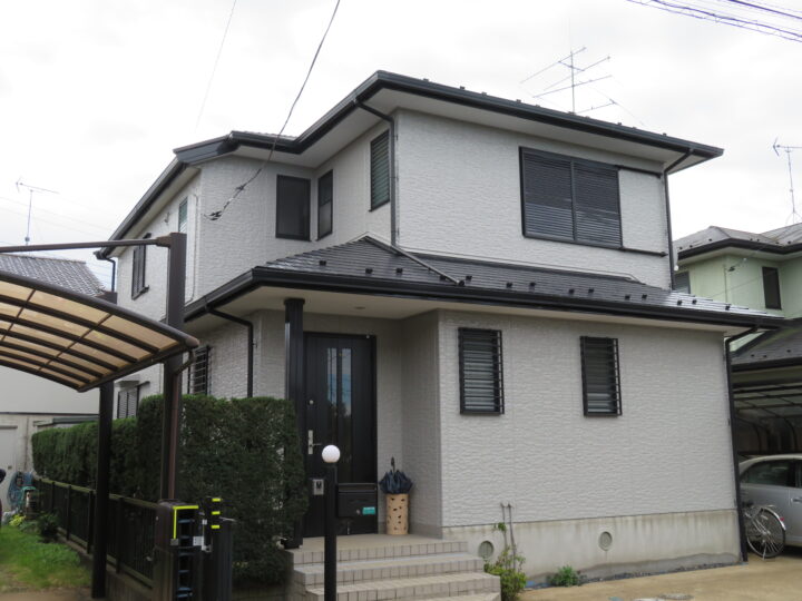 茨城県牛久市さくら台    外壁・屋根塗装   完成！