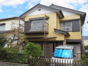 龍ヶ崎市・S様邸・外壁塗装、雨樋交換、破風板 板金巻き、軒天上張り工事