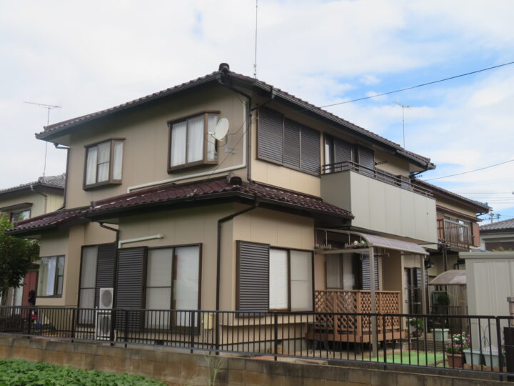 阿見町・S様邸・外壁塗装およびバルコニー防水工事