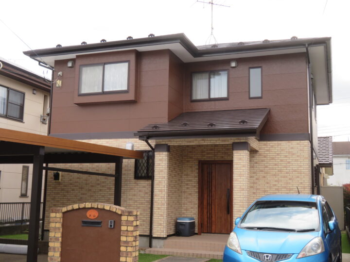 龍ヶ崎市・O様邸・外壁屋根塗装およびシーリング工事